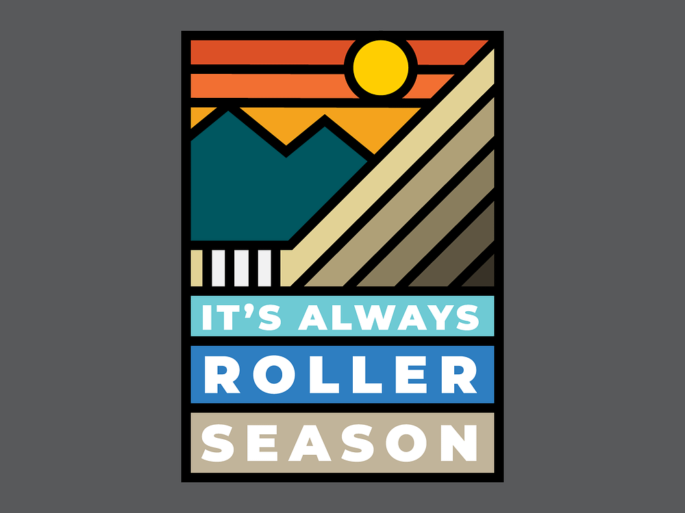 It's Always Roller Season Logo - Tony Headrick