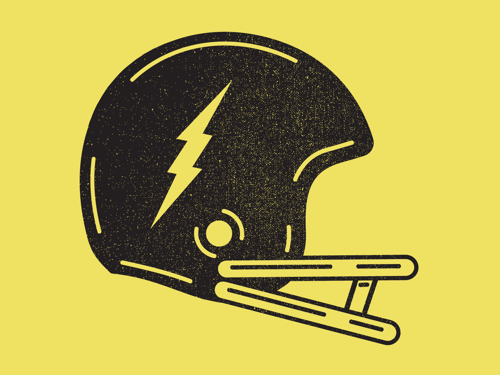 Football Helmet Illustration - Tony Headrick